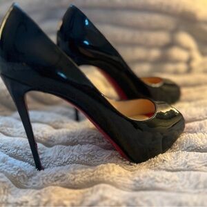 Christian Louboutin Black Patent Heels